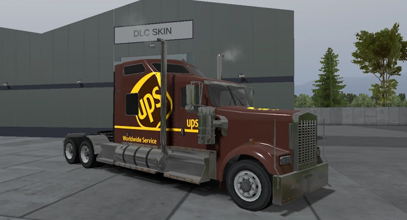 Kenworth W900 skin UPS