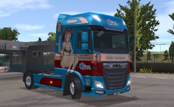 Tsu skin Daf xf Euro 6 azur line