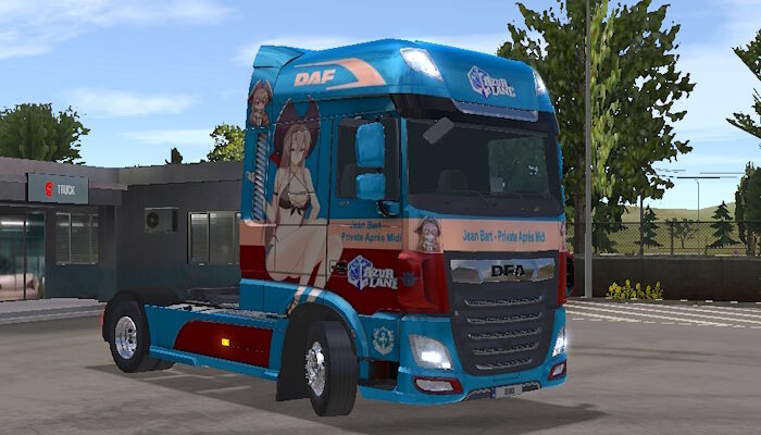 Tsu skin Daf xf Euro 6 azur line