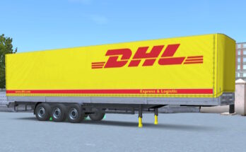 Truckers of Europe 3 Skin Curtainside Trailer.