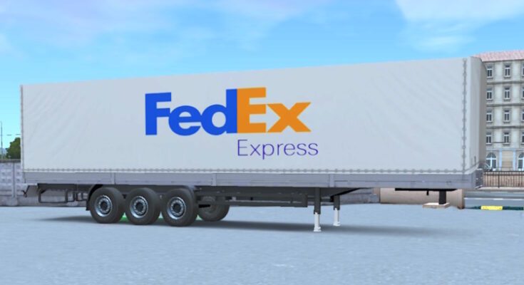 Truckers of Europe 3 Skin Curtainside Trailer.