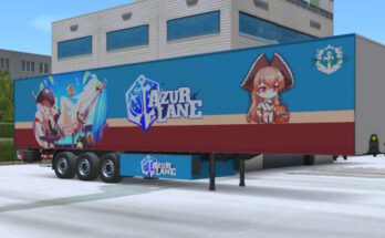 Skin Truckers of Europe 3 trailer Closed Box.