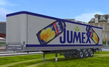 Truckers of Europe 3 Skin Curtainside Trailer.