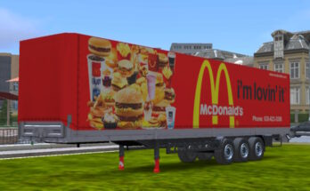 Truckers of Europe 3 Skin Curtainside Trailer.
