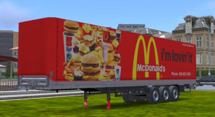 Truckers of Europe 3 Skin Curtainside Trailer.