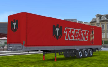 Truckers of Europe 3 Skin Curtainside Trailer.