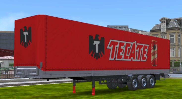 Truckers of Europe 3 Skin Curtainside Trailer.