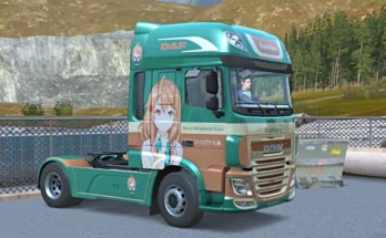 Anime Skin Truckers of Europe 3 Daf XF.