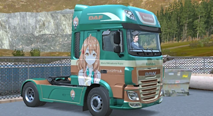 Anime Skin Truckers of Europe 3 Daf XF.