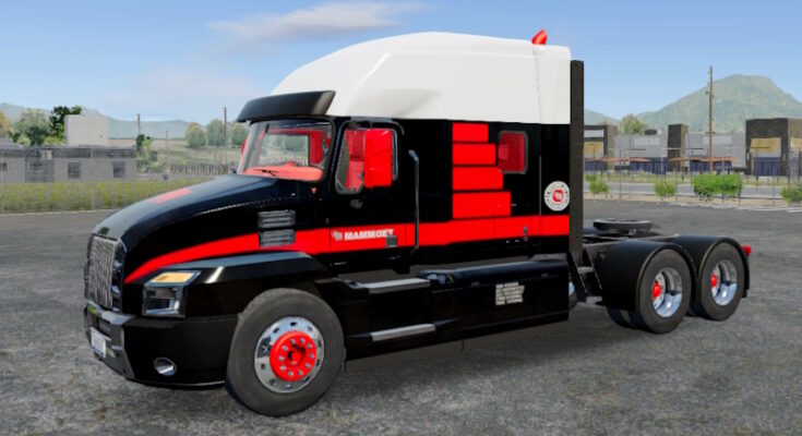Skin Truck Simulator Big Rigs Mack Anthem.