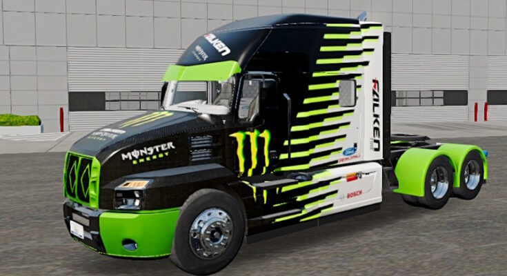Truck Simulator Big Rigs Skin Mack Anthem LowRoof.