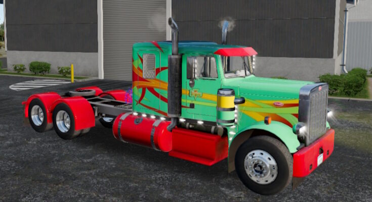 Truck Simulator Big Rigs Skin Peterbilt 359 LowRoof.