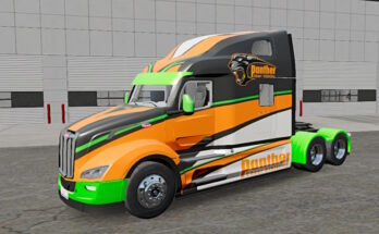 Truck Simulator Big Rigs Skin Peterbilt 579 HighRoof.