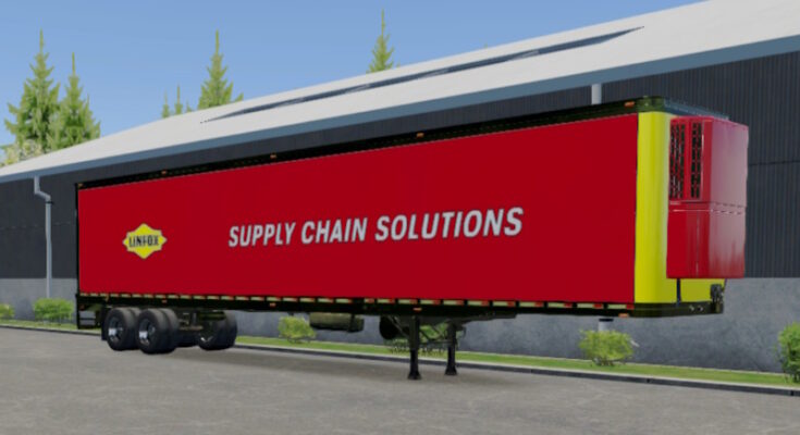 Truck Simulator Big Rigs Skin Reefer Trailer.