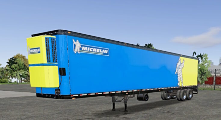 Truck Simulator Big Rigs Skin Reefer Trailer.