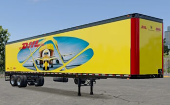 Truck Simulator Big Rigs Skin Box Trailer.