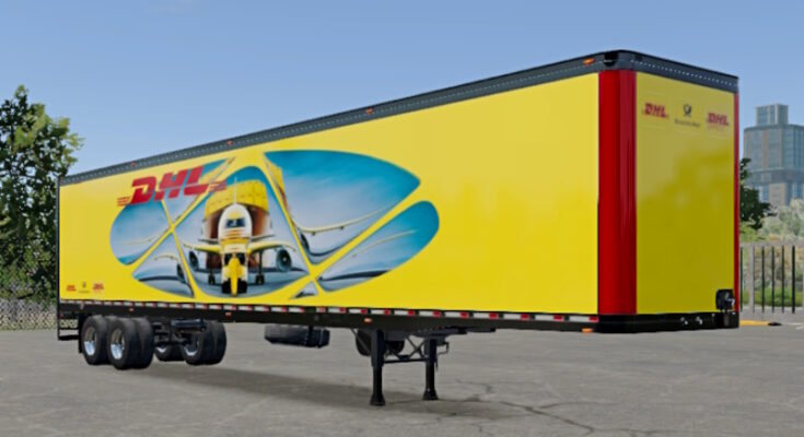 Truck Simulator Big Rigs Skin Box Trailer.