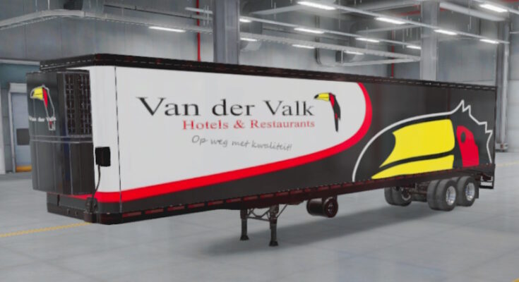 Truck Simulator Big Rigs Skin Reefer Trailer.