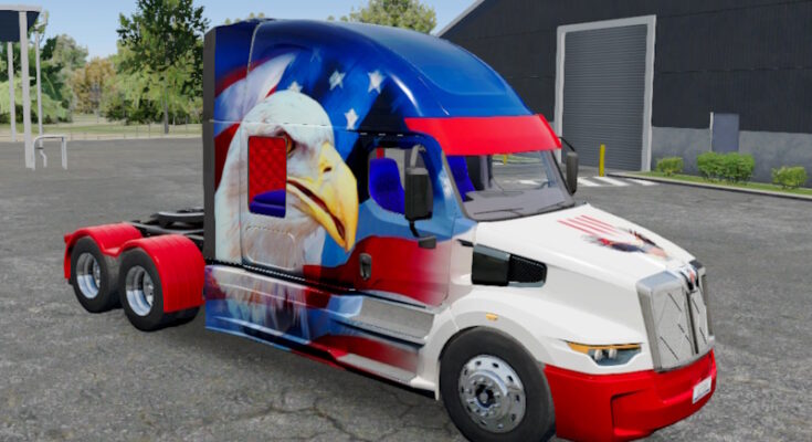 Skin Truck Simulator Big Rigs Westernstar 57x.