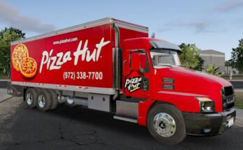 Skin Truck Simulator Big Rigs Mack Anthem BoxTruck.