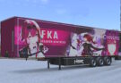 Skin Truckers of Europe 3 trailer Closed Box.