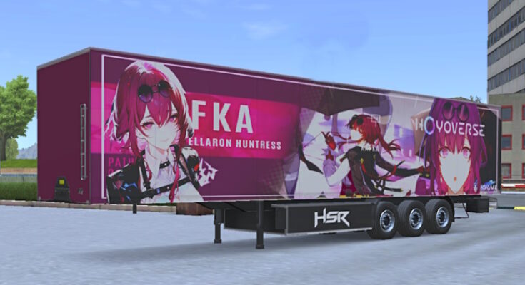 Skin Truckers of Europe 3 trailer Closed Box.