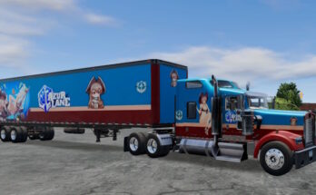 Truck Simulator Big Rigs Skin W900 HighRoof.