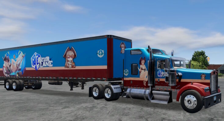 Truck Simulator Big Rigs Skin W900 HighRoof.